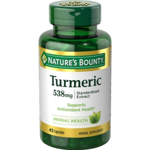 NATURE'S BOUNTY TURMERIC 538MG* 45 CAPSULES